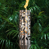 The Outdoor Plus - Cubist Torch with TOP-LITE Torch Base - Stainless Steel - OPT-TCH19SS