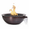 The Outdoor Plus - 27" Round Sedona Fire & Water Bowl - Copper - NG, LP - NG, LP - OPT-27RCPRFW