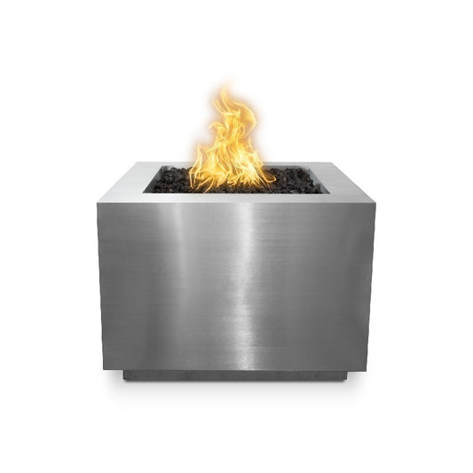 The Outdoor Plus - Forma 30" Fire Pit - Stainless Steel - NG, LP - OPT-3030SQSS