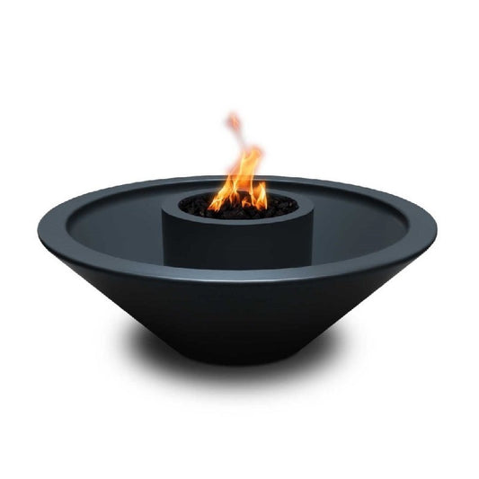 The Outdoor Plus - 48" Round Cazo Fire & Water Bowl - GFRC Concrete - NG, LP - OPT-48CZFW360