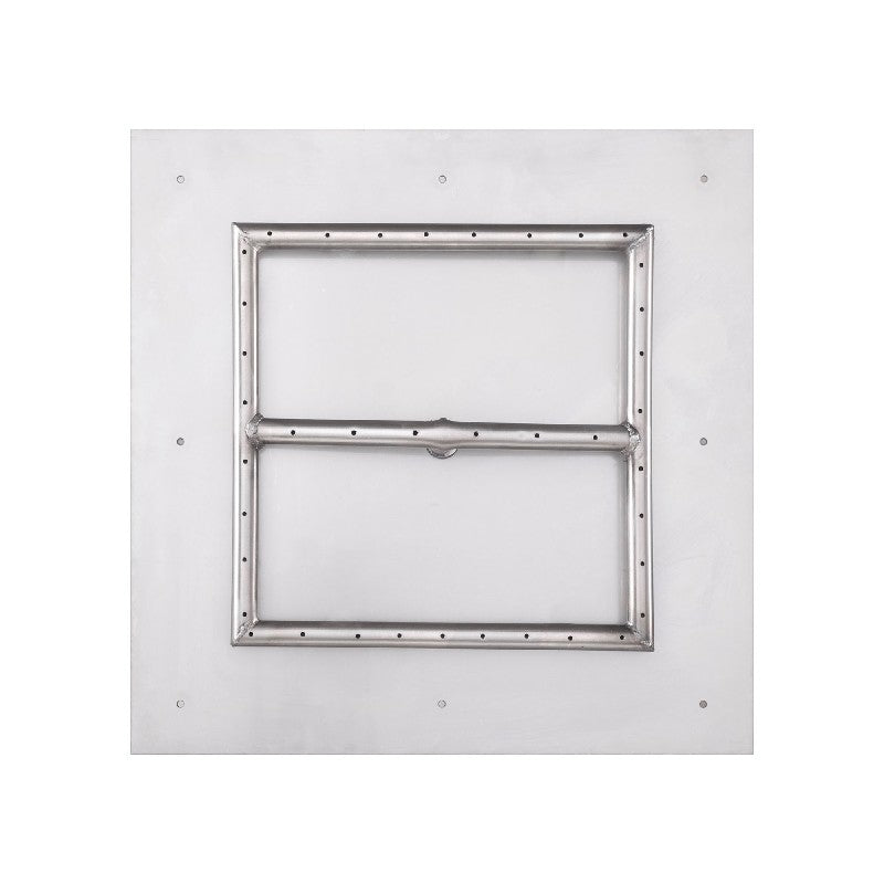The Outdoor Plus - 30" x 30" Square Flat Pan & 24" Square Stainless Steel Burner - NG, LP - OPT-999BP30