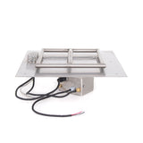 The Outdoor Plus - 36" x 36" Square Flat Pan & 30" Square Stainless Steel Burner - NG, LP - OPT-999BP36E12