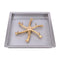 The Outdoor Plus - 18"x18" Square Drop-in Pan and 12" Brass Triple 'S' Bullet Burner - NG, LP - OPT-BP18SDE12