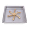 The Outdoor Plus - 18"x18" Square Drop-in Pan and 12" Brass Triple 'S' Bullet Burner - NG, LP - OPT-BP18SD