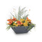 The Outdoor Plus - 30" Square Maya Planter Bowl - Powder Coated Metal - OPT-30SQPCPO