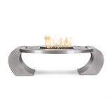 The Outdoor Plus - 86" Vernon SS Fire Pit - NG, LP - OPT-VRNSS