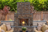 Majestic - Courtyard 42 Traditional Outdoor Gas Fireplace, Traditional Stacked Concrete Refractory - ODCOUG-42TS