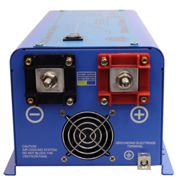 Aims Power - 600 Watt Pure Sine Inverter Charger - ETL Listed to UL 458 - 12 VDC 120 VAC 50/60Hz - PICOGLF6W12V120VETL
