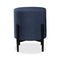 CO9 Design - 17'' Upholstered Round End Table/Pouf w/ Legs-Indigo - PU17INDIGO