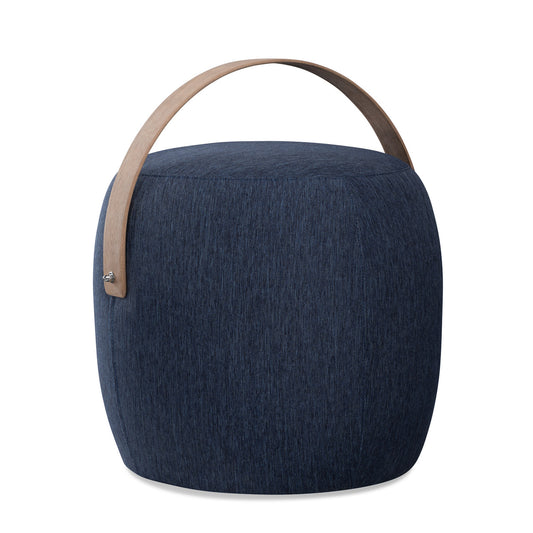 CO9 Design - 20" Upholstered End Table / Pouf - Indigo - PU20INDIGO