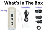 Mini-Pump 3-IN-1 Electric Air Pump w/ Built-in Flashlight