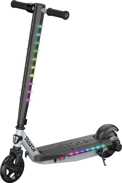 Razor | Power Core E90 Lightshow - Silver With Up to 10 mph (16 km/h) Max Speed | 13112116