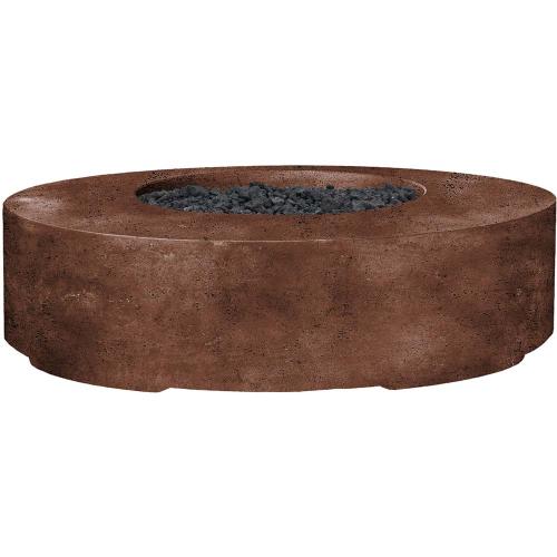 Prism Hardscapes - 80" Rotondo Round 125,000 BTU NG/LP Match Lit Fire Pit Table