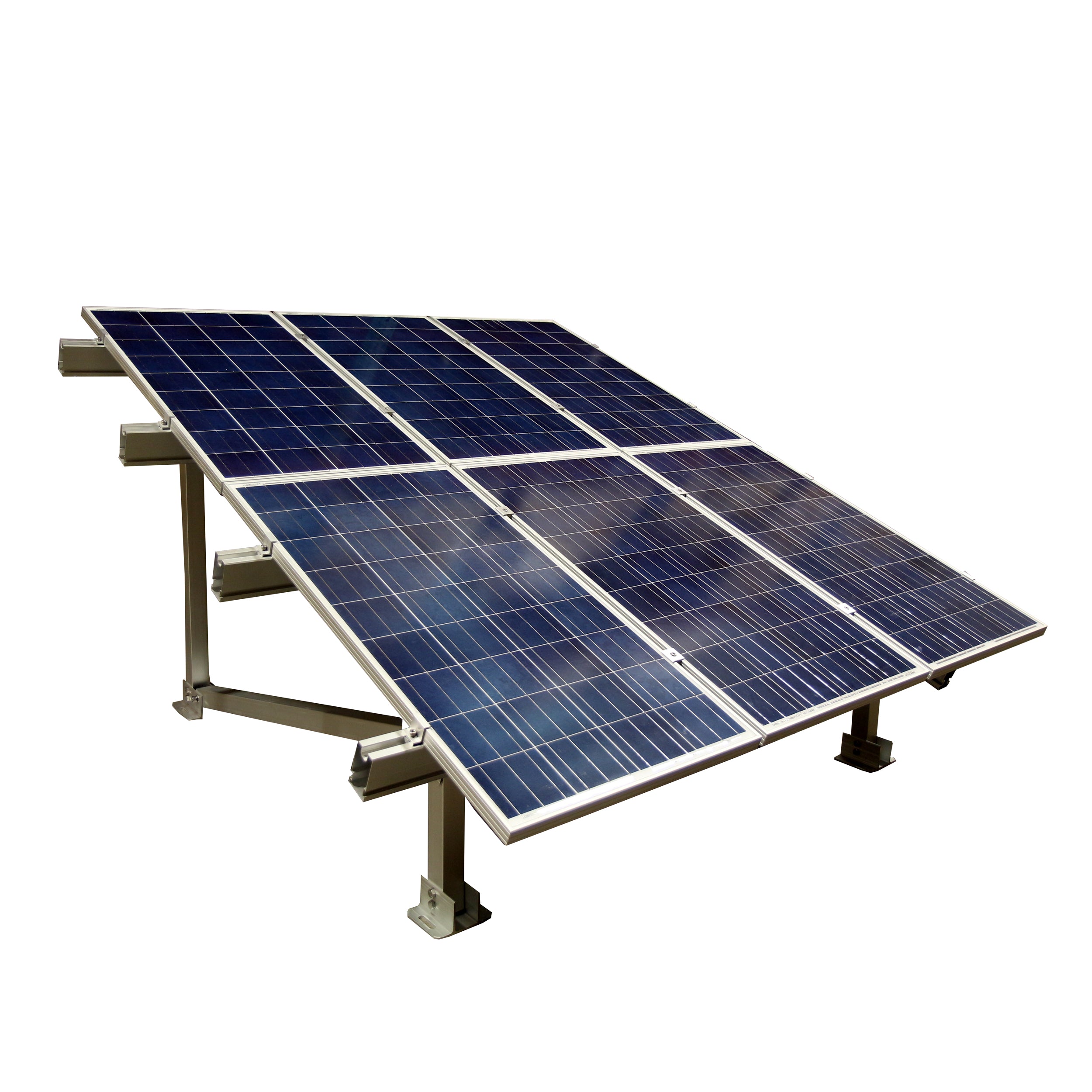 Aims Power - 250-330 Watt Solar Ground Mount Racks for 6 Panels - PV-6X250RACK