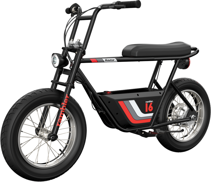 Razor | Rambler 16 - Black/Red (ISTA) With Up to 15.5 mph Max Speed | 15128701