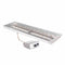 The Outdoor Plus - 72 Inch Rectangular Drop-In Pan and 60 Inch Stainless Steel Bullet H-Burner Kit - OPT-BP1272RDSS