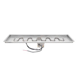 The Outdoor Plus - 36 Inch Rectangular Drop-In Pan and 30 Inch Stainless Steel Switchback Burner - OPT-PBSB1236