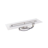 The Outdoor Plus - 84 Inch Rectangular Stainless Steel Flat Pan and 72 Inch Linear Burner - OPT-REFS684