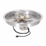 The Outdoor Plus - 37" Round Drop-in Pan and 30" SS Triple 'S' Bullet Burner - OPT-BP37RDSS