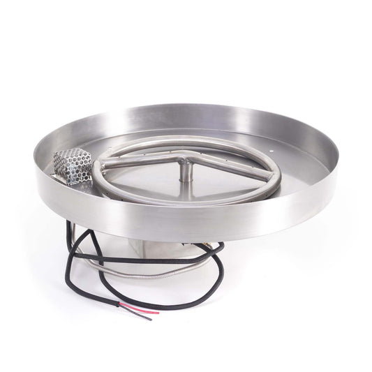 The Outdoor Plus - 30" Round Lipless Drop-in Pan & 24" Round Stainless Steel Burner - OPT-LTROR30