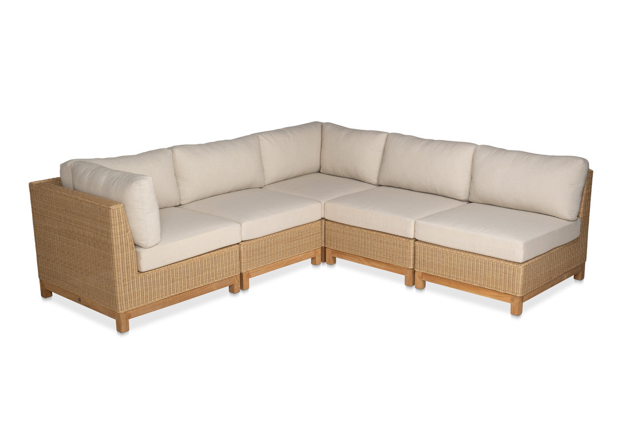 CO2 Design - Savannah Left-Right Corner Sectional - Natural w/ Wheat Cushions