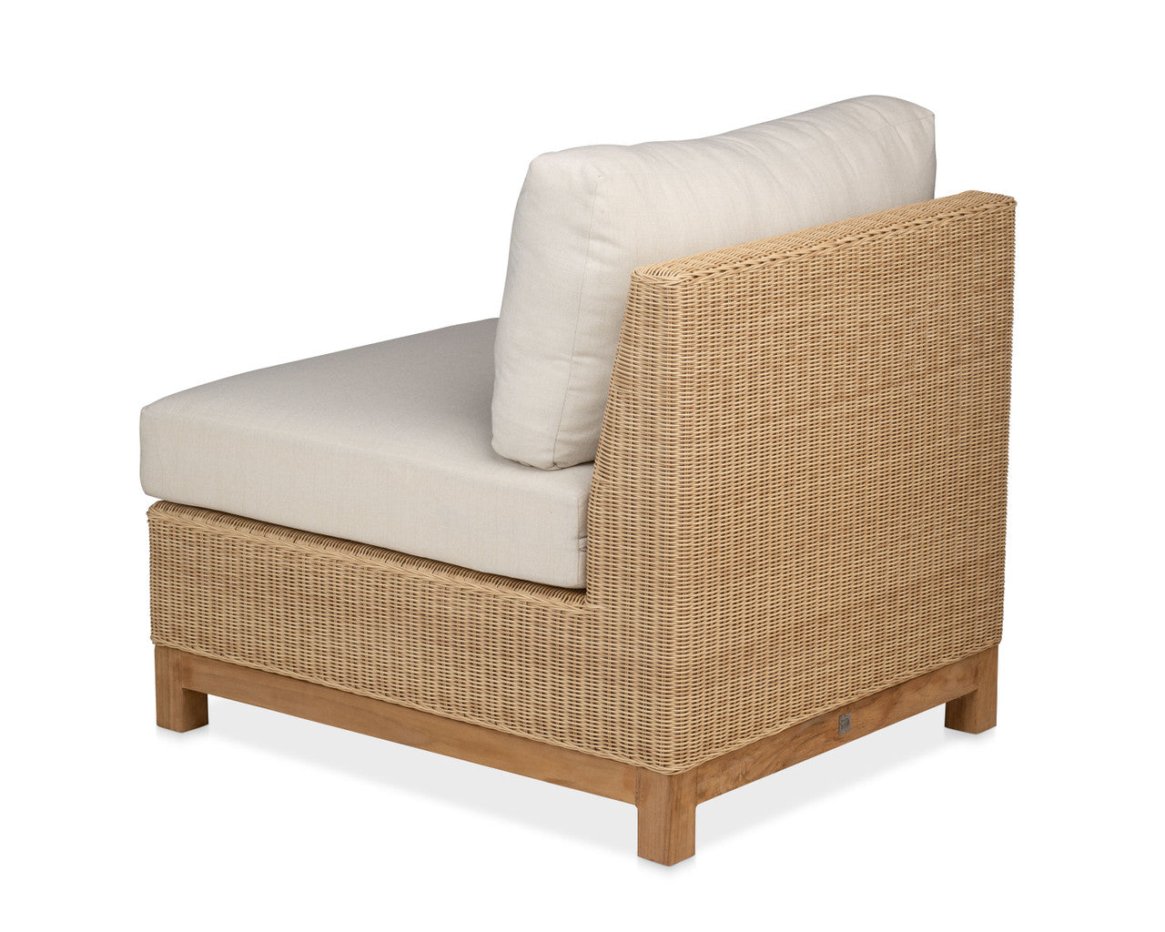 CO2 Design - Savannah Slipper Chair - Natural W/ Wheat Cushions