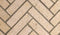 Astria 36" Ivory Split Herringbone Mosaic Masonry Firebrick Liners | MOSAIC36IVSH