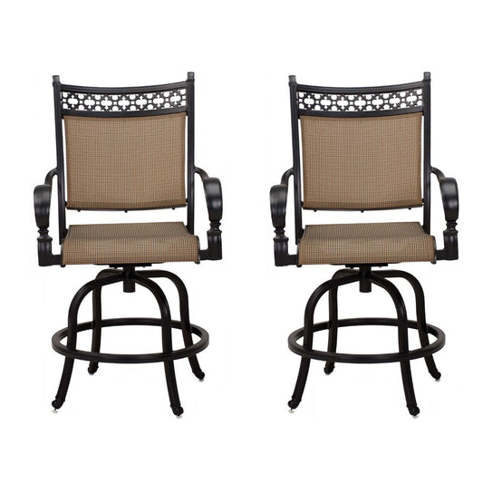 Darlee - Mountain View Patio Counter Height Swivel Bar Stool (Set of 2) - 201610-7CH-2