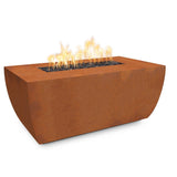 The Outdoor Plus - 72" X 28" Linear Avalon Stainless Steel Fire Pit - 24" Tall - NG, LP - OPT-AVLSS7224