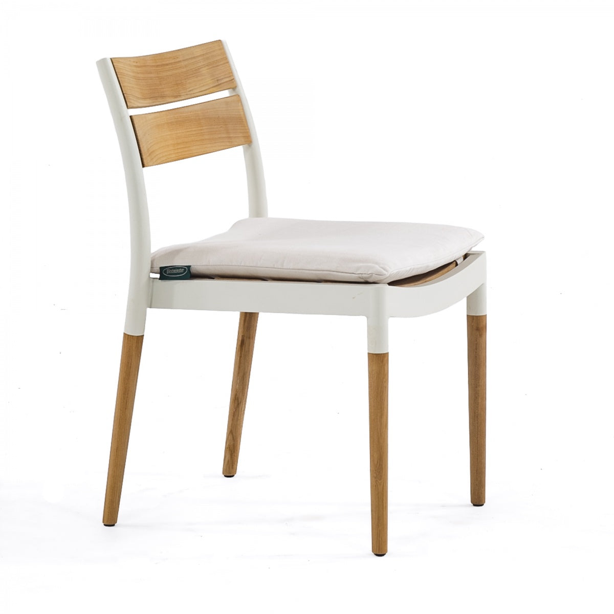 Westminster Teak - Bloom Side Chair Powder Coated Aluminum & Teak - 21916