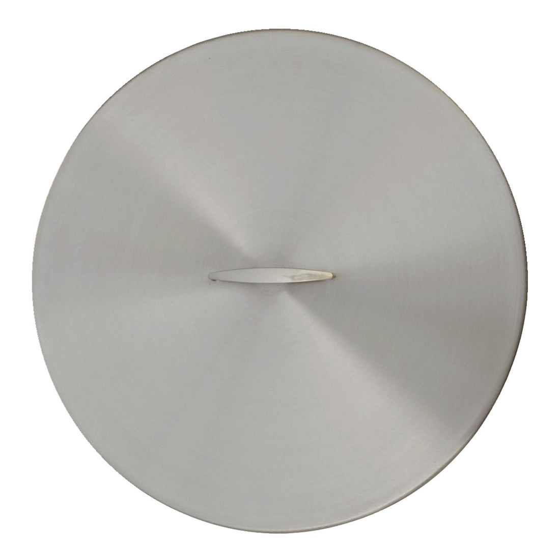 The Outdoor Plus - 27" Round Stainless Steel Cover - Stainless Steel Handle - OPT-27RC
