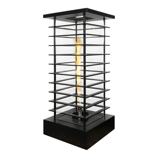 The Outdoor Plus - High Rise Fire Tower - 42" x 42" - Stainless Steel - NG, LP - OPT-FTWR542