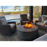 The Outdoor Plus - Sequoia Wood Grain Fire Pit 42" - 16" Tall - NG, LP - OPT-SEQ42LW