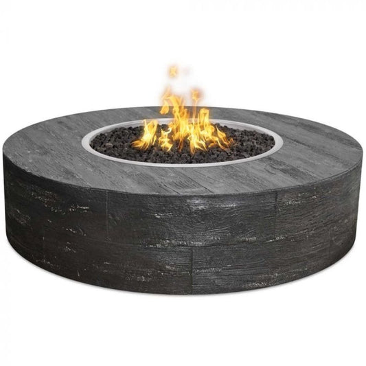 The Outdoor Plus - Sequoia Wood Grain Fire Pit 42" - 16" Tall - NG, LP - OPT-SEQ42LW