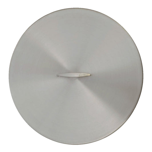 The Outdoor Plus - 52" Round Stainless Steel Cover - Stainless Steel Handle - OPT-52RC