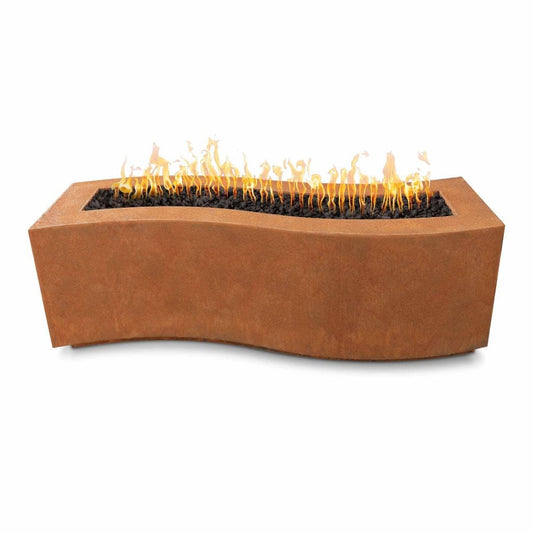 The Outdoor Plus - Billow 60" Fire Pit - Corten Steel - NG, LP - OPT-BLWCS60