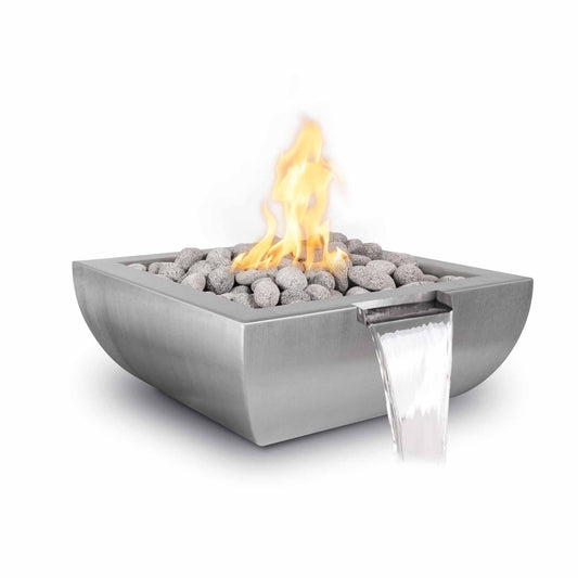 The Outdoor Plus - 24" Avalon Powder Coated Fire & Water Bowl - NG, LP - OPT-24AVPCFW