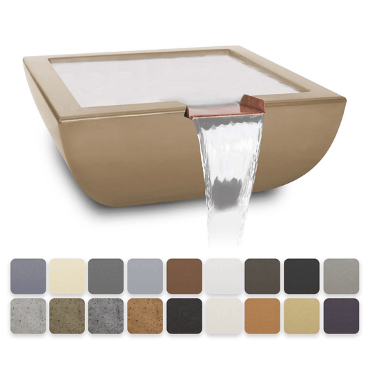 The Outdoor Plus - 30" Avalon GFRC Water Bowl - OPT-AVLWO30