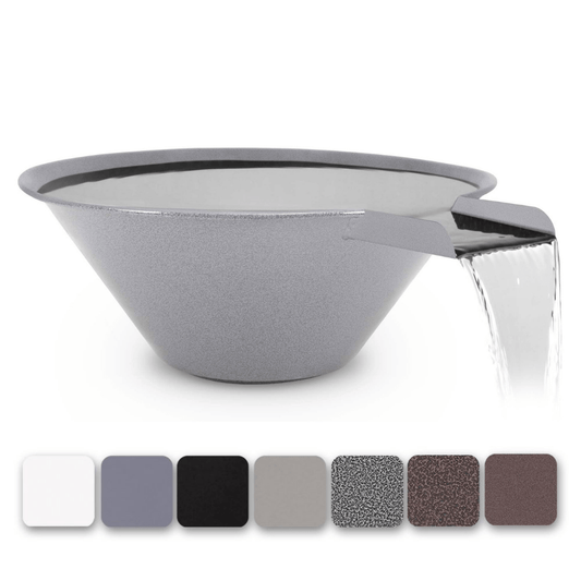 The Outdoor Plus - 30" Round Cazo Water Bowl - Powder Coated Metal - OPT-R30PCWO