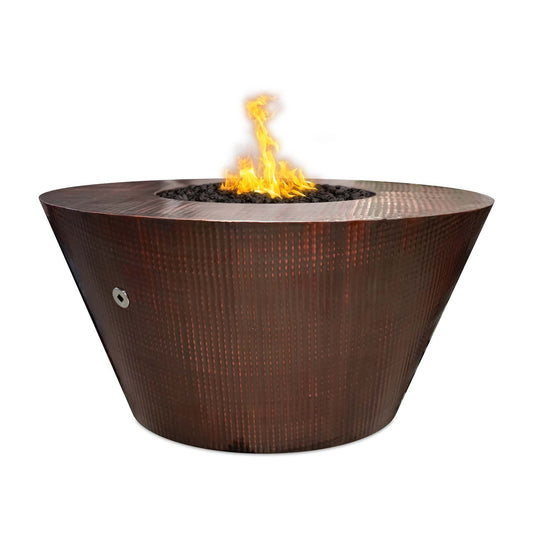 The Outdoor Plus - Martillo Round Stainless Steel Fire Pit - NG, LP - OPT-48RMSS