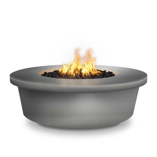 The Outdoor Plus - 48" Tempe Fire Pit - Stainless Steel - NG, LP - OPT-TEMSS48