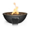 The Outdoor Plus - 48" Round Sedona Fire & Water Bowl - Powder Coated Metal - NG, LP - OPT-48RPCFW