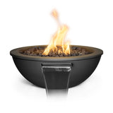 The Outdoor Plus - 48" Round Sedona Fire & Water Bowl - Powder Coated Metal - NG, LP - OPT-48RPCFW