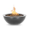 The Outdoor Plus - 48" Round Sedona Fire Bowl - Powder Coated Metal - NG, LP - OPT-48RPCFO