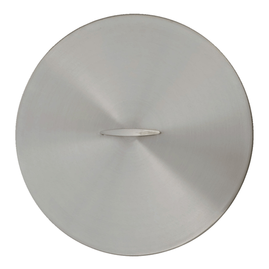 The Outdoor Plus - 60" Round Stainless Steel Cover - Stainless Steel Handle - OPT-60RC