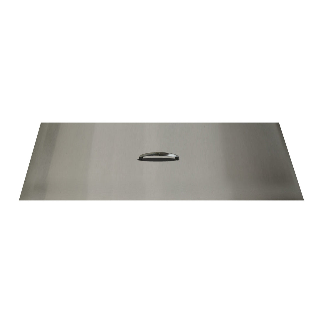 The Outdoor Plus - 50" x 50" x 12" Whitney Fire Pit Stainless Steel Cover - Stainless Steel Handle - OPT-WHTRC-505012