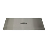 The Outdoor Plus - 50" x 50" x 12" Whitney Fire Pit Stainless Steel Cover - Stainless Steel Handle - OPT-WHTRC-505012