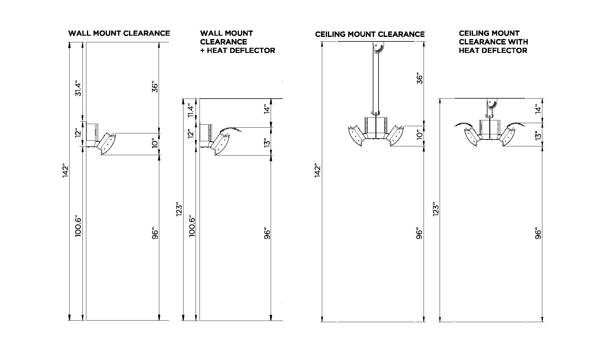 Bromic - Patio Heater Bromic Tungsten 300 | Propane or Natural Gas | BH021000X-1