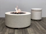 Prism Hardscapes - 36" Cilindro Tuscany Concrete NG/LP Fire Bowl