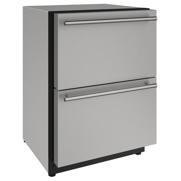 U-Line - 24" 2000 Series Refrigerator Drawers - 2224DWR